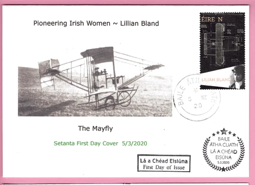 FDC   2020      PIONEERING WOMEN  LILIAN BLAND         Setanta