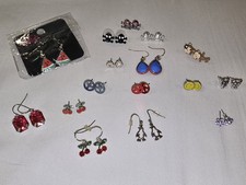 Lot Of 16 Pcs Girls Earrings Mix