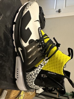 Nike Air Presto Mid Acronym Dynamic Yellow Size 10 AH7832-100