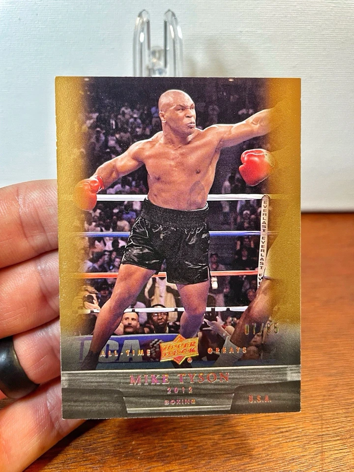 2012 Upper Deck UD All-Time Greats MIKE TYSON Bronze #/65 💎RARE!💎 #92 - Image 3 of 4