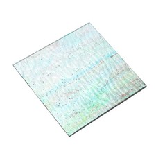 Stained Glass Sheet Mosaic Tile 3.9 Inch x 3.9 Inch, Cyan