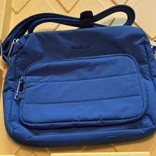 Travelon Anti-Theft Roam Small East/West Crossbody Bag RFID Capri Blue 43676