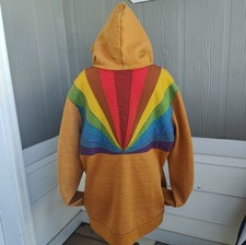 Aviator Nation RARE Brown Sunburst Full-Zip Hoodie Size XL