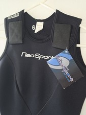 NeoSport Women s 3mm Jane Wetsuit Size 6 Black NWT Scuba Diving Surfing