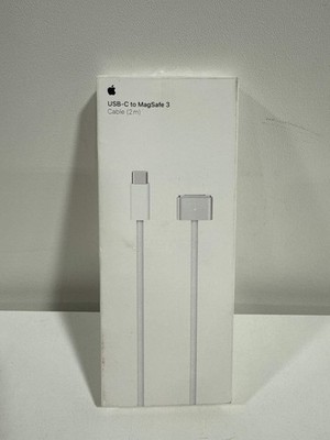 Apple - 6.6' (2M) USB-C to MagSafe 3 Charging Cable MacBook Pro - White