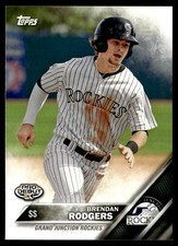 2016 Topps Pro Debut Brendan Rodgers Rookie Colorado Rockies #23