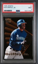 1996 Pinnacle Zenith card # 1 Ken Griffey Jr PSA 9 MINT Seattle Mariners