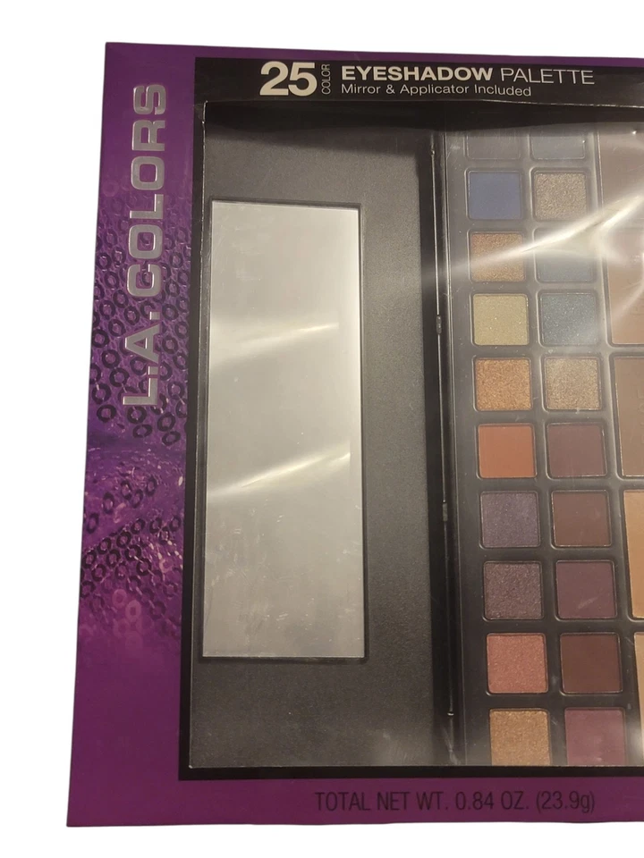 L.A. Colors 25 Color Eyeshadow Palette Mirror And Applicator Included - Image 3 of 4