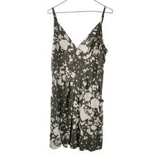 AMERICAN EAGLE Green Spaghetti Strap Mini Dress Womens Size Extra Large XL