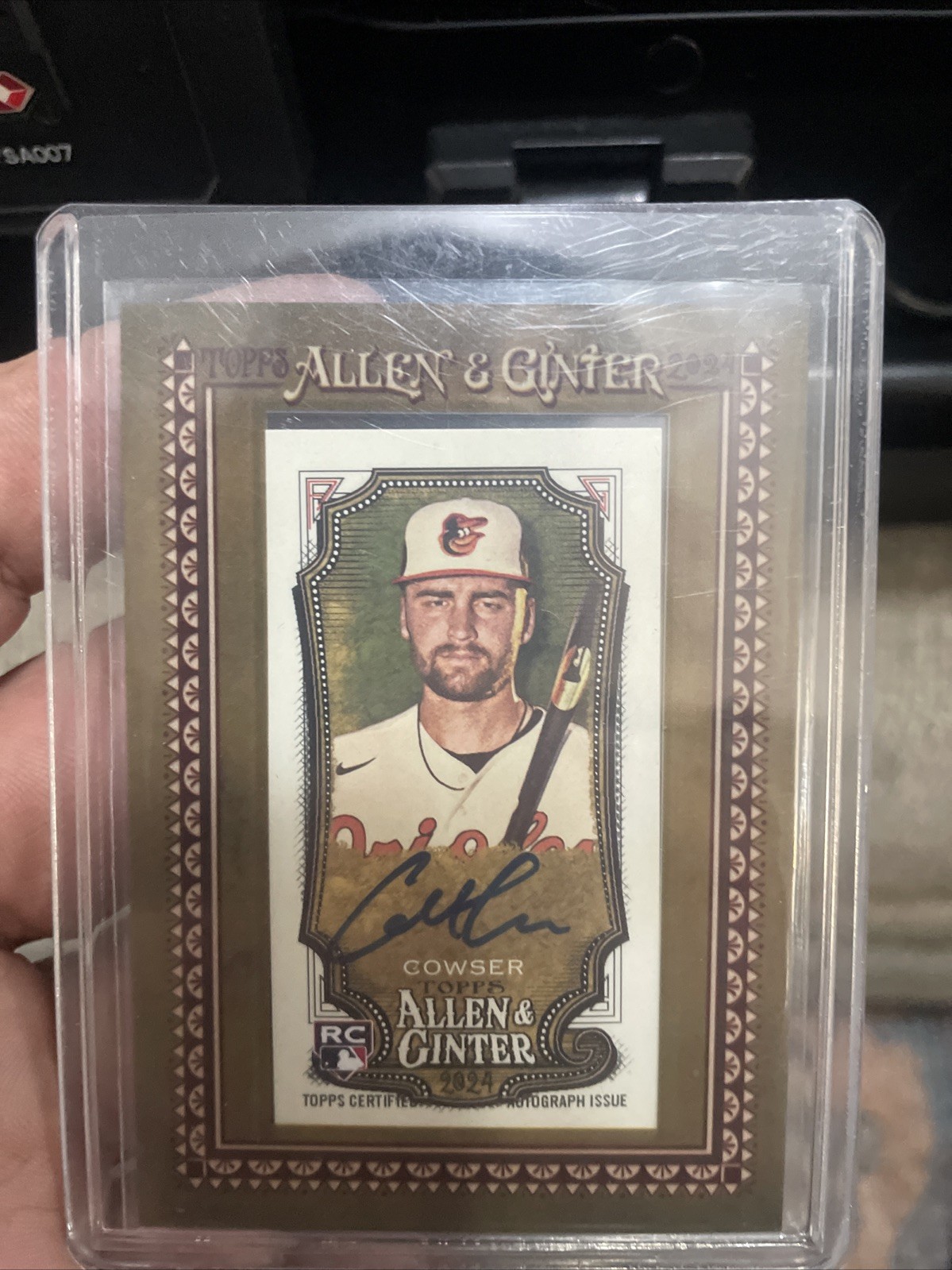 2024 Topps Allen & Ginter - Mini Baseball Autographs Colton Cowser #MA-CCO (AU,