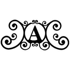 Large 24 Last Name Letter Art Wall Decor,Family Name House Plaque Wall Decoratio