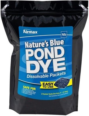 Blue Pond Dye Airmax Packets 16 Soluble Nature's Color