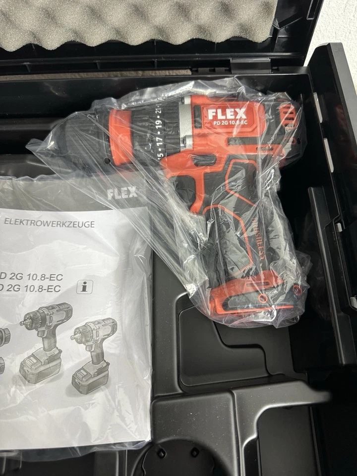 Flex PD 2G 10.8-EC Cordless Impact Drill 18V | Solo with Case | 418013 | NEW - Image 3 of 4