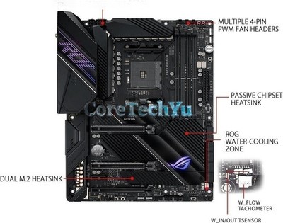ASUS ROG CROSSHAIR VIII DARK HERO AMD X570 DDR4 Socket AM4 ATX