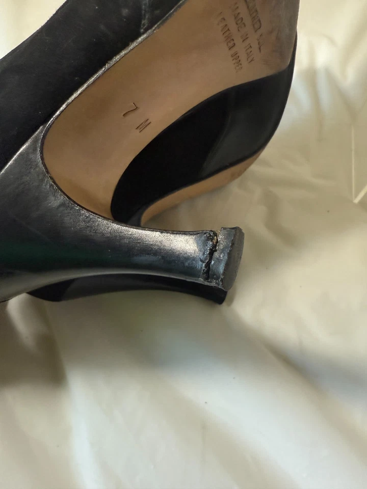 Botín Ellen Tracy CUERO Y Gamuza talla 7 M ITALIA Foto 3 de 4