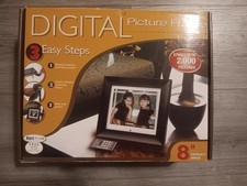 Smartparts 8"Digital Picture Frame Stores Up To 2,000 Pictures. New. Opened Box