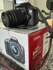 Canon EOS Rebel T7 24.1 MP Digital SLR Camera - Black Kit with 18-55 Lens 