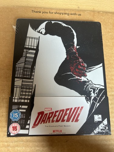 Marvel DAREDEVIL Season One Blu Ray Steelbook NEW & SEALED - Very Rare ! - Picture 1 of 4