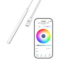 Safety 1st Connected Under Crib Smart Light - Motion Activated Night Light, Dimm