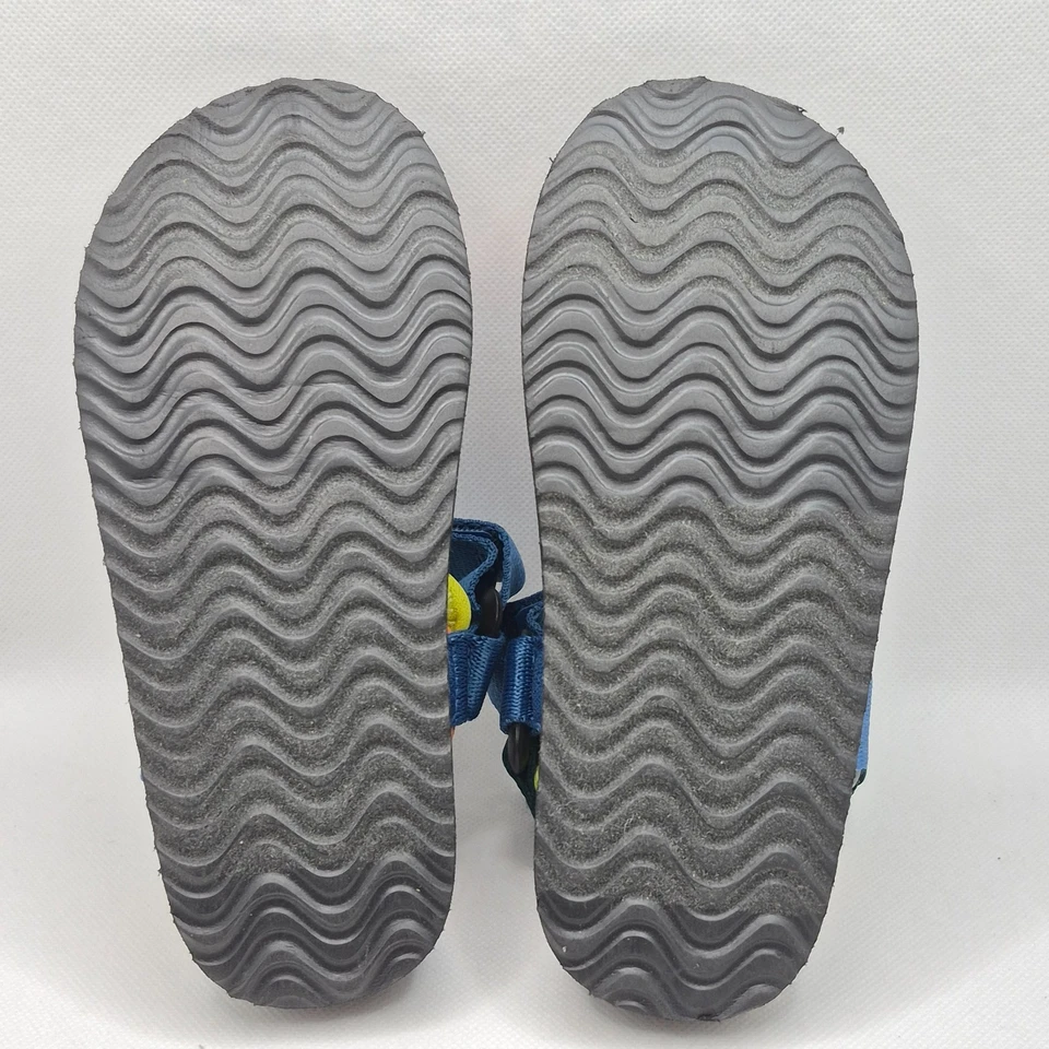 NEW GAP Toddler Sport Strap Sandals - Blue/Orange/Green - Size 9-10 (9T/10T) - Image 3 of 4