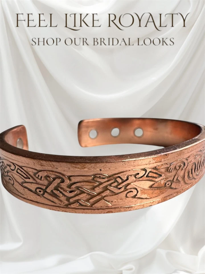 Kupfer Magnet Armband Damen Armreif ;magnetische Kupferarmband - Bild 4 von 4