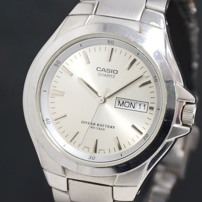 QZ Casio MTP-1228DJ Silver Dial Ladies Wristwatch 2000000 NSK KRK