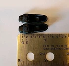 Vintage Francie Barbie HTF BLACK Squishy Low Heel Bow Shoes Japan