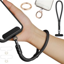 Phone Wrist Strap Lanyard Hand Universal Adjustable Small, A-black