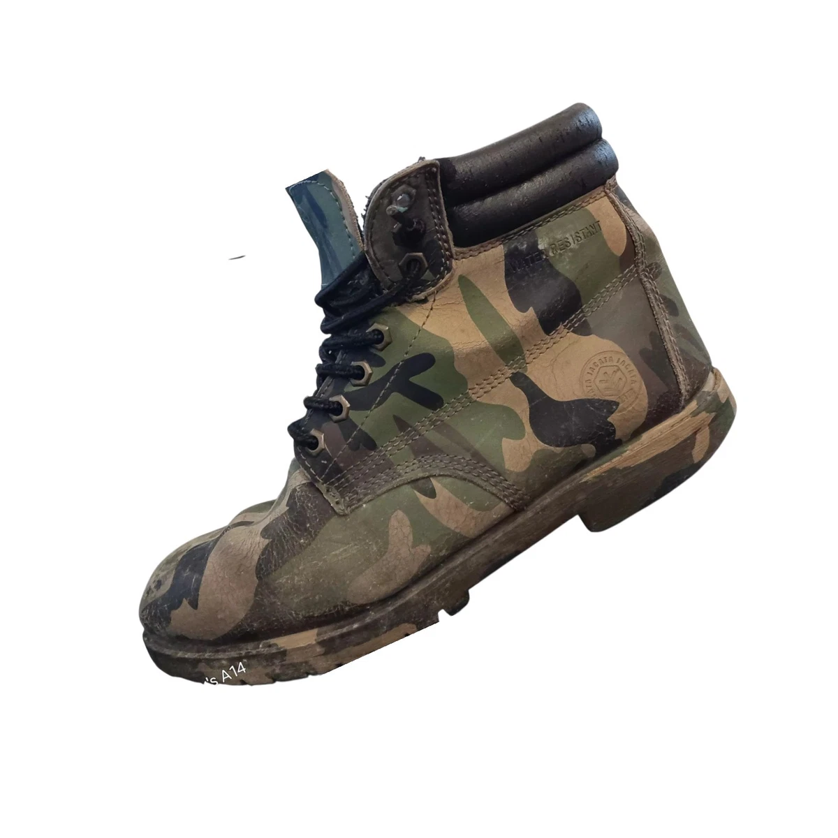 Timberland Rare 6 Inch Premium Graffiti Laser Etched Camo Boots Mens 11.5 77578 Timberland Timberland x Mowalola Graffiti 6-Inch Boots Size  main image 3