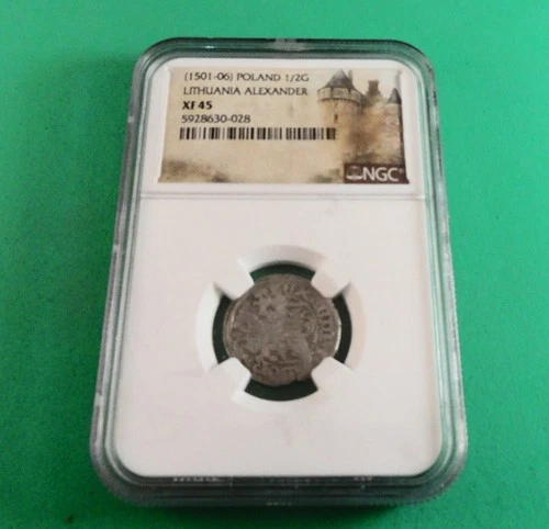 NGC 1506 POLAND 1/2G LITHUANIA ALEXANDER XF45