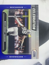 2024 Score Celebration Blue Maxx Crosby Showcase SP /100 LAS VEGAS RAIDERS G1