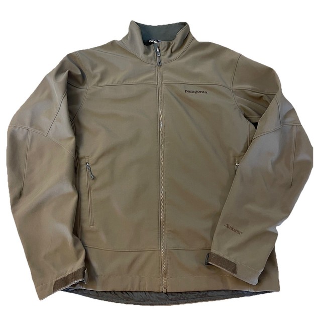 Men's Large Patagonia Olive Green Polartec Windbloc Jacket