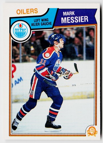 Mark Messier #39 1983 O-Pee-Chee card