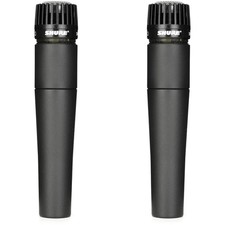 Shure SM57 Cardioid Dynamic Instrument Microphone 2-Pack 