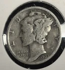 SILVER MERCURY DIME, 1939-D, FINE SHAPE WITH RARER DENVER MINT, FREE SHIPPING