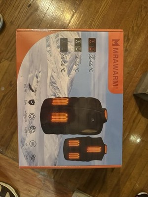 MRAWARM Men s Heated Down Vest 650 Fill, 5 Zones/3 Temp, Black L Full Zip