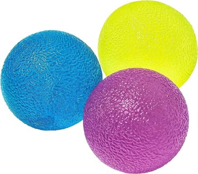 Laser Sports Stress Relief Balls 3ct Hand Therapy Squeeze Ball Strength Training