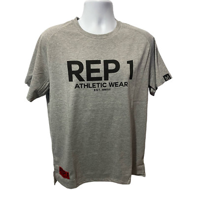 REP 1 Athletic Wear 1 Gray Shirt size Large 