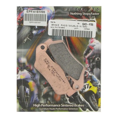 EBC Extreme Performance EPFA Sintermetall-Bremsbeläge EXT PRO