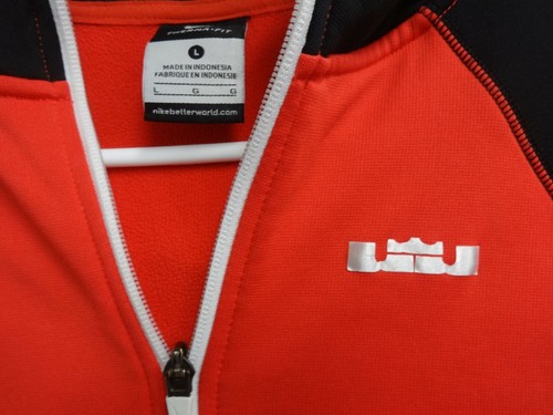 Vintage Nike NBA LeBron James King James Youth Large Basketball Zip Track Jacket - Picture 2 of 8