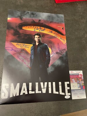 Smallvile signed photo 12x18 JSA COA autographed Mack Welling Rosenbaum