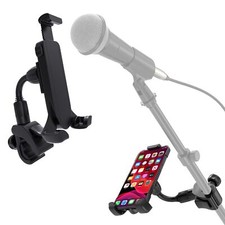 CR50 FlexClip Mic Stand Phone Holder for Music Stand and Drums All Smartphones