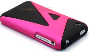for-iphone-3G-3GS-black-and-hot-pink-case-cover-rugged-hard-back-made-of-2-pcs