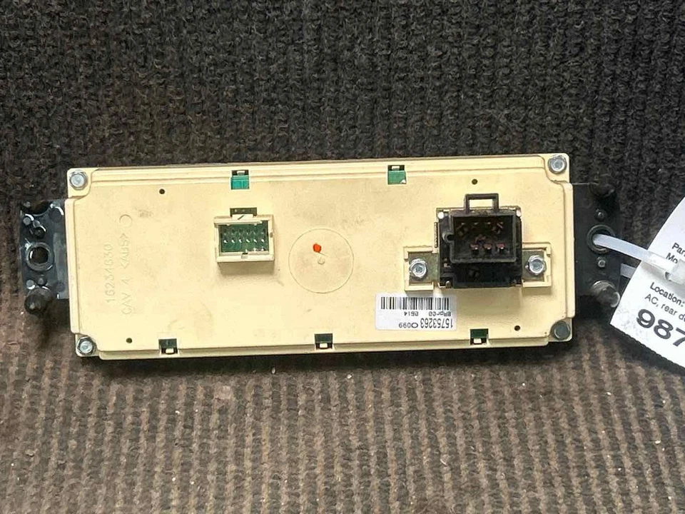 Fits 1999-02 Chevy Silverado Heater A/c Control OEM:15753263 - Изображение 2 из 4