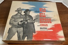 Wild Bill Hickok  Jingles Toy Gun Holster Set "MARHSALL" W/BOX 1950's