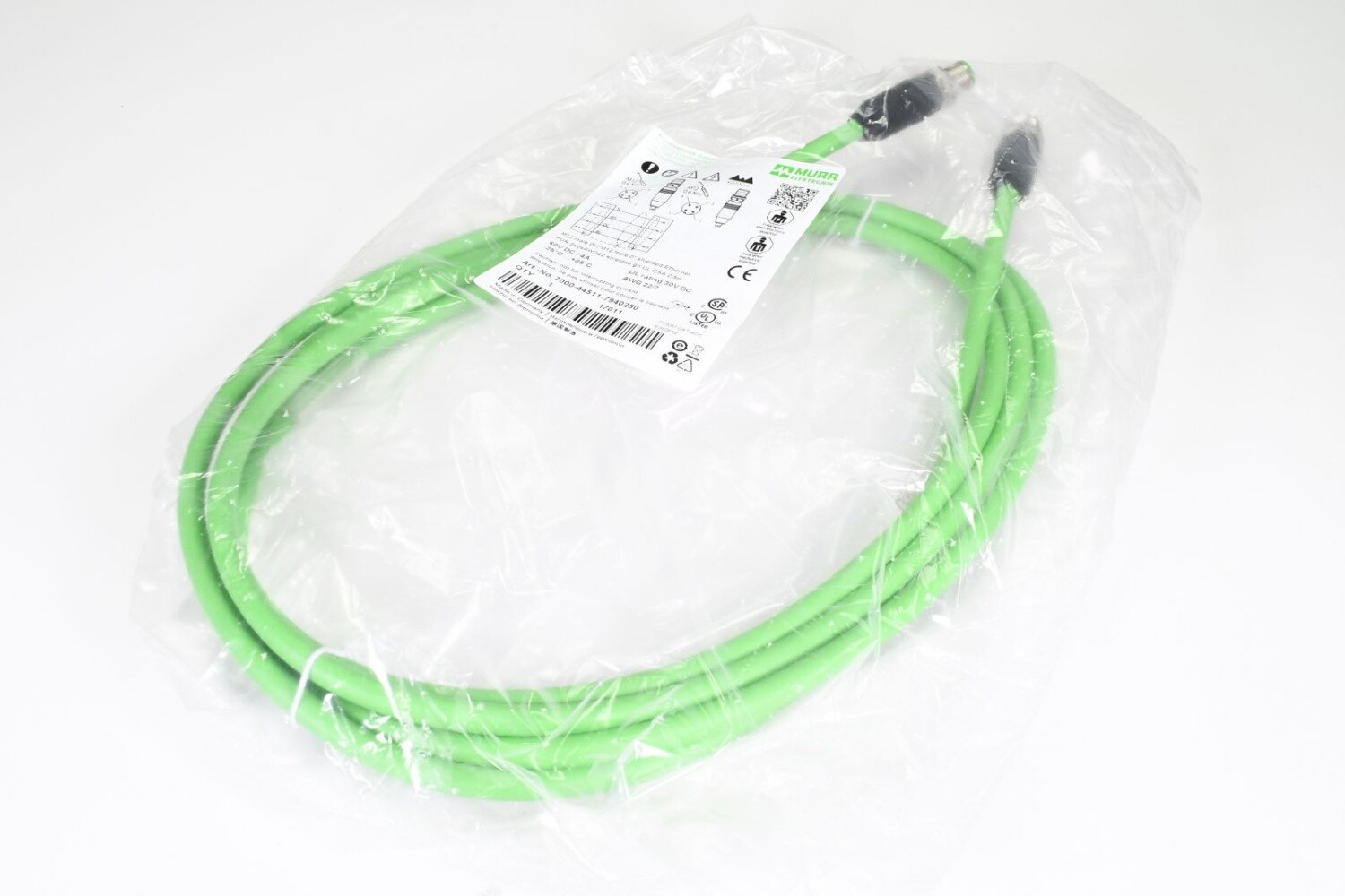 MURR ELEKTRONIK 7000-44511-7940250, CAT5, Connector, L=2,5m