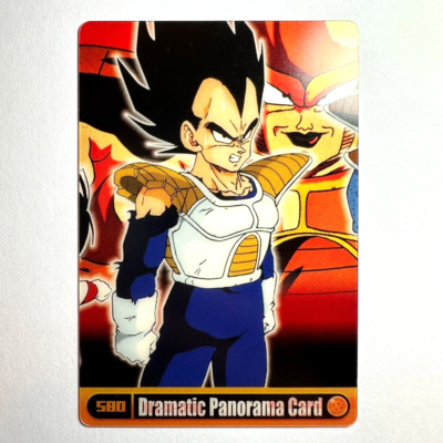 S0943 Vegeta Dragon Ball Z x Morinaga Dramatic Panorama Card 580