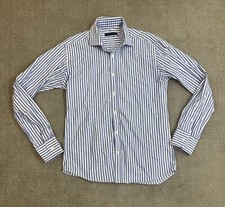 Jack Jones premium Button Down Shirt Men's Size LG Striped 100 Cotton