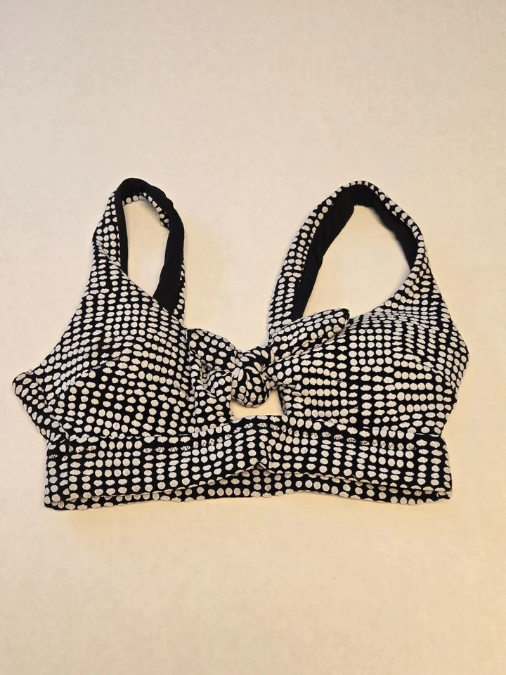 NWT American Eagle Aerie Black & White Polka Dot Swim Suit Choose Top or Bottom - Image 4 of 4