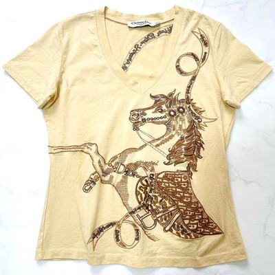 激レア✨ガリアーノ期】Christian Dior ロゴステッチTシャツ 激レア✨ガリアーノ期】Christian Dior ロゴステッチTシャツ